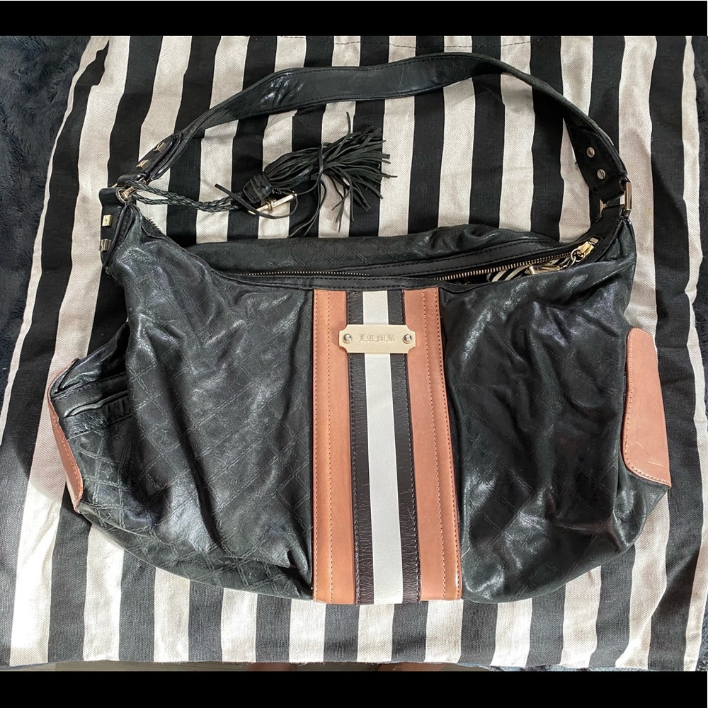 L.A.M.B Black and Tan Tote